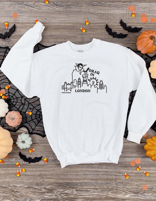 Dracula in Your City Embroidered Sweatshirt Personalized