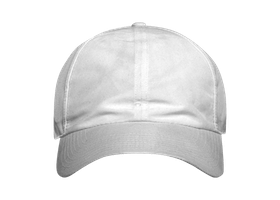 Personalised Printed Baseball Hat – custom logo printed white cap, adjustable cotton hat for gifts, workwear or promotions.