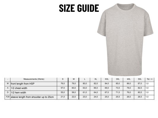 Personalised Printed Oversized T-Shirt