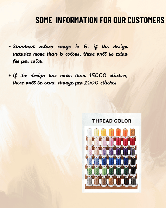 Colour options and embroidery styles available for Personalised Embroidered Polo, custom logo or text design.