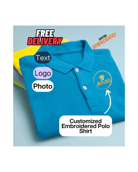 Personalised Embroidered Polo