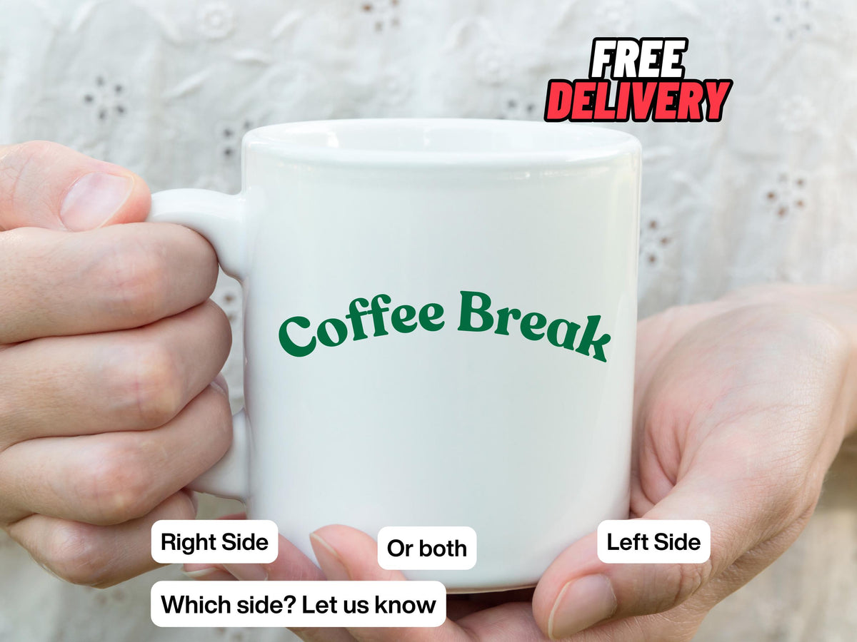Personalised Custom Coffee Mug - Unique Graphic Print or Text Gift for Home & Office