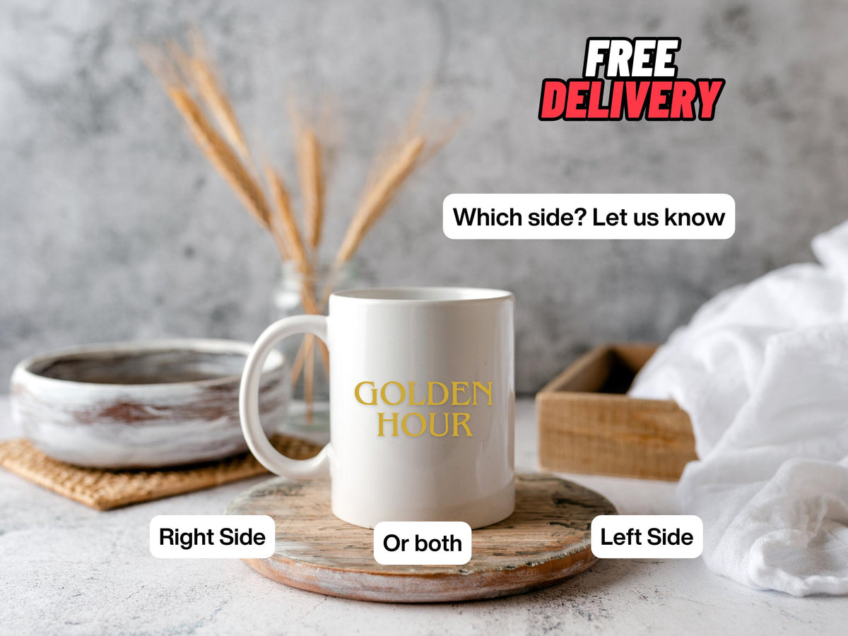 Personalised Custom Coffee Mug - Unique Graphic Print or Text Gift for Home & Office