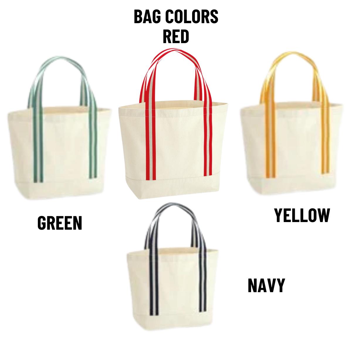 Custom Embroidered Cotton Beach Bag: Personalised Logo Design