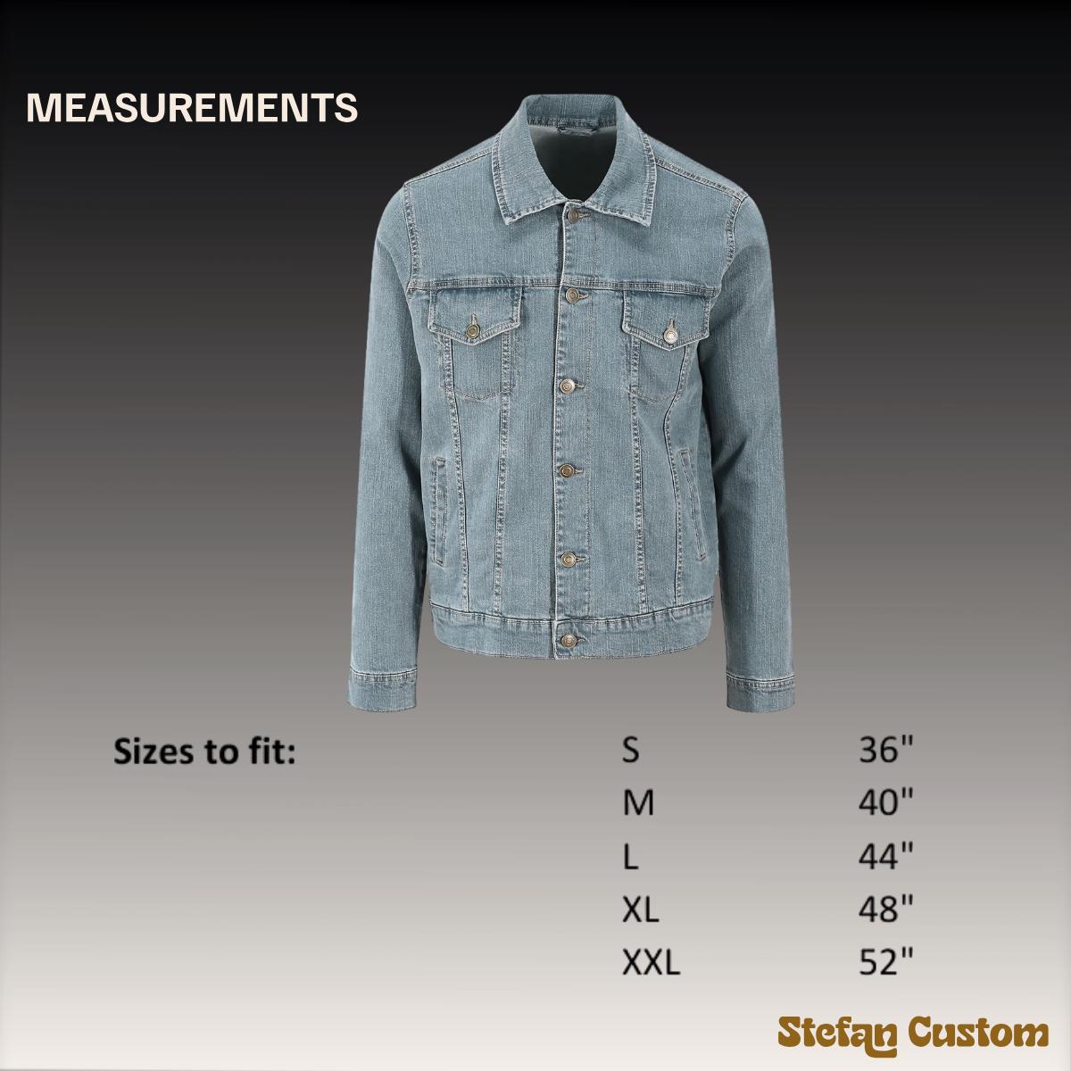 Custom Embroidered Denim Jacket | Personalised Logo Back or Chest